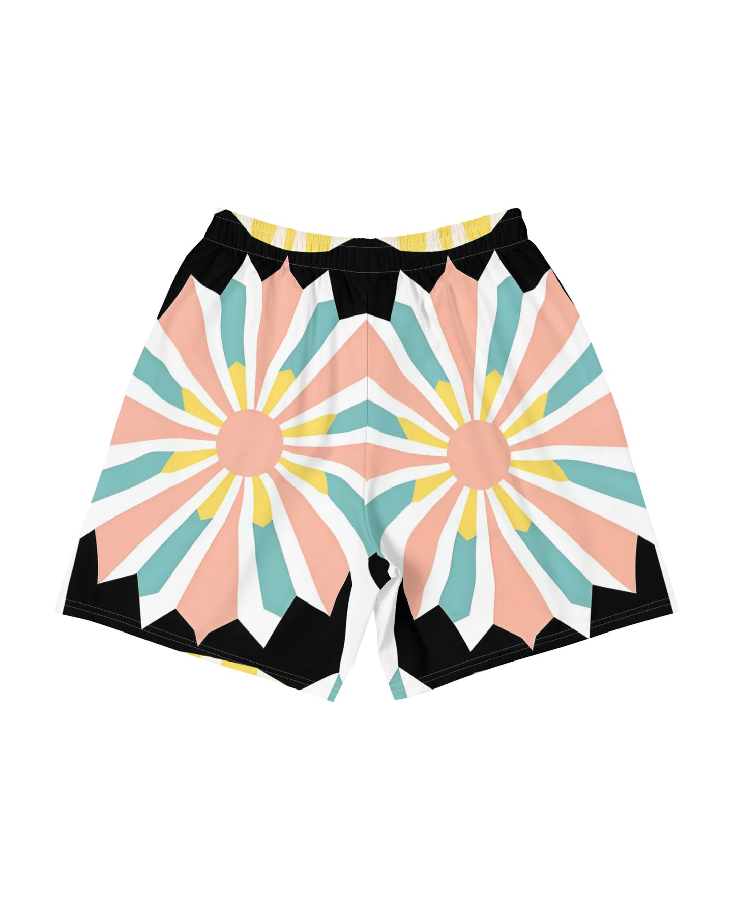 Color Block Starburst Shorts