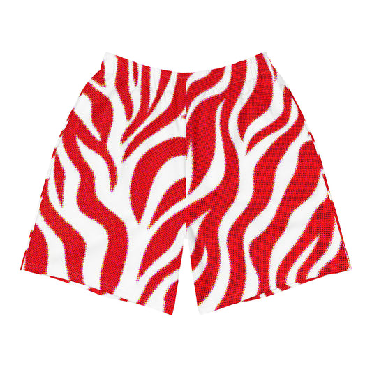 Crimson Striker – Red Zebra Shorts | Shorts Drop 01 - #12