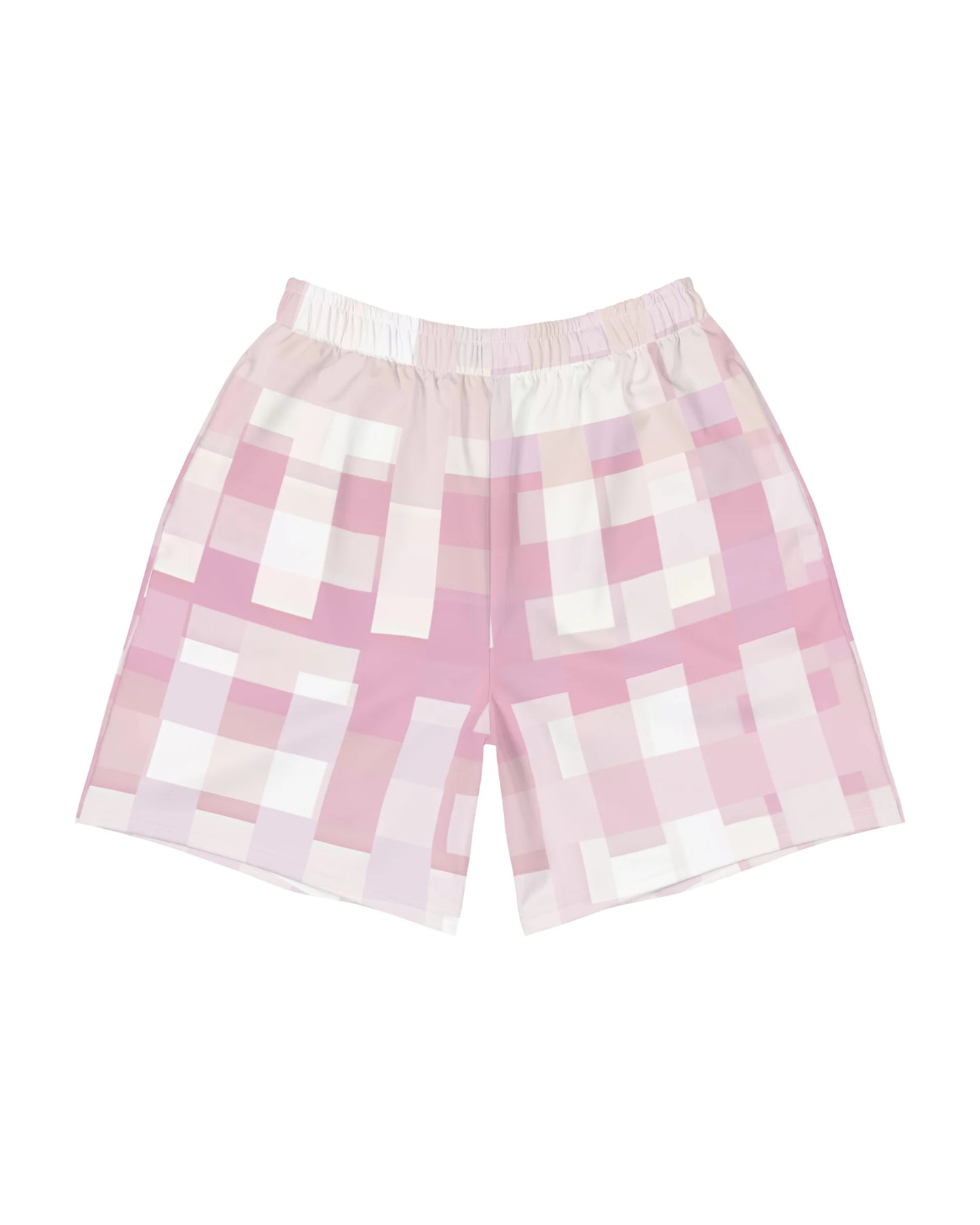 Pink Geometric Shorts