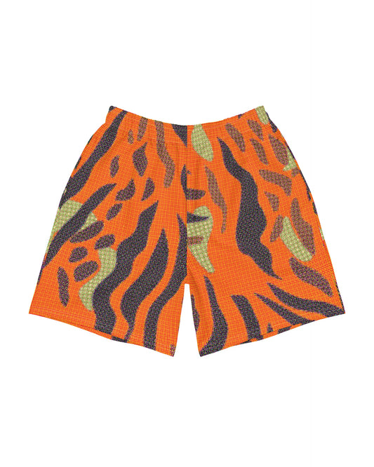 Orange Stripes Shorts