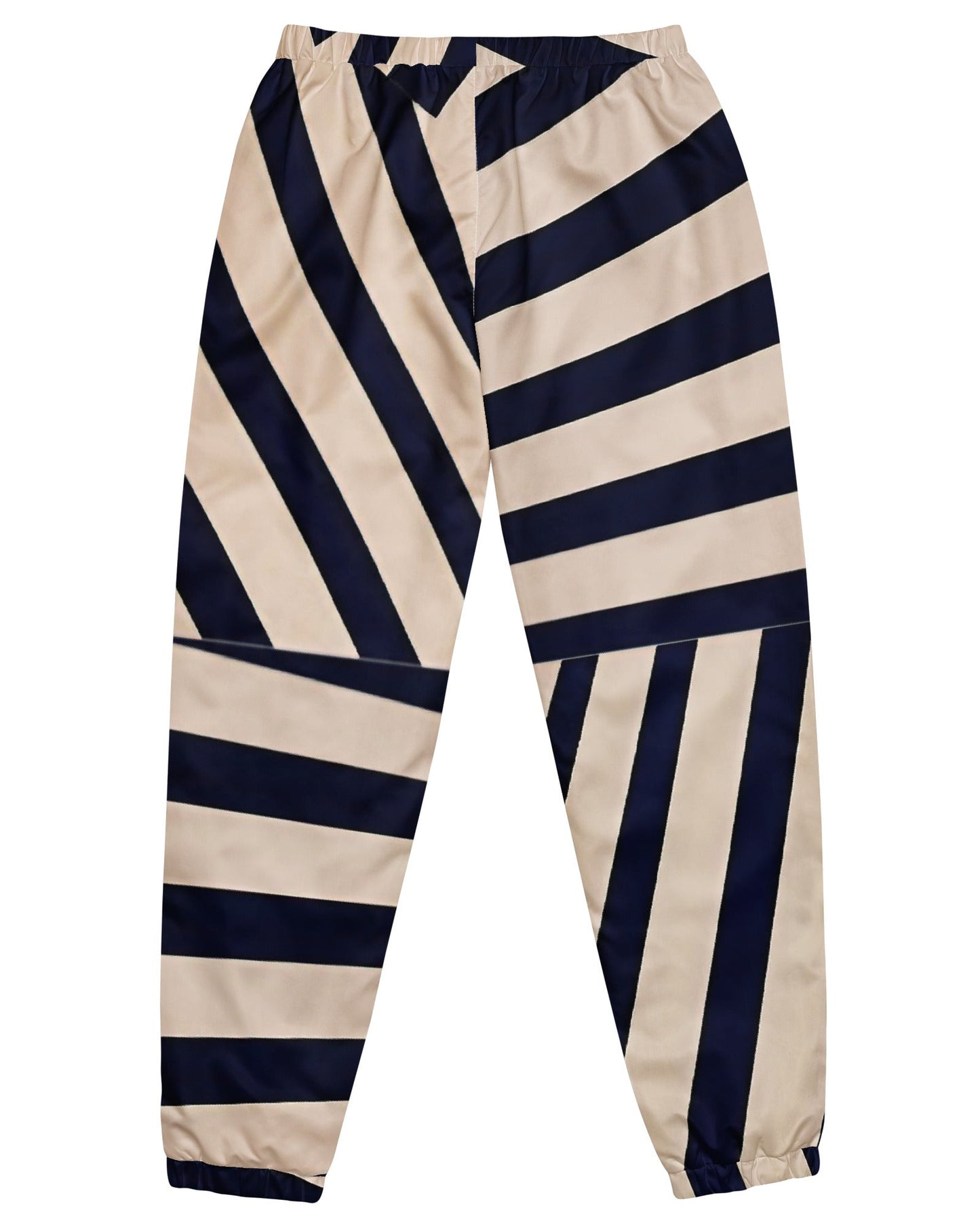 Navy & Sand Geometry Track Pants