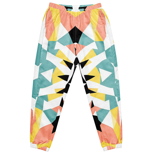 Geo Pop – Color Block Starburst Track Pants | Track Pants Drop 01 - #14