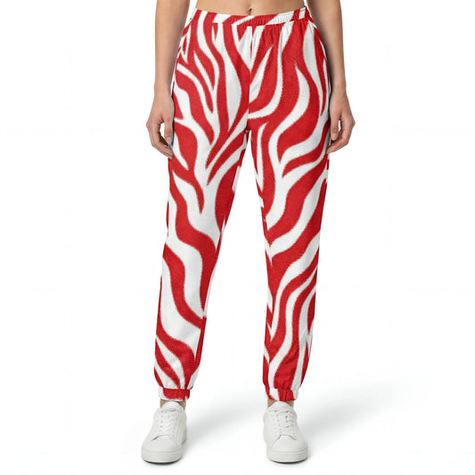 Crimson Striker – Red Zebra Track Pants | Track Pants Drop 01 - #12