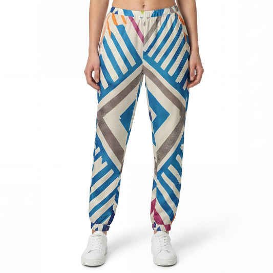 Desert Wave – Blue Chevron Track Pants | Track Pants Drop 01 - #20