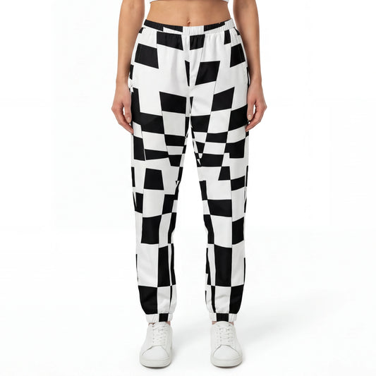 Pixel Clash – Distorted Grid Track Pants | Track Pants Drop 01 - #10