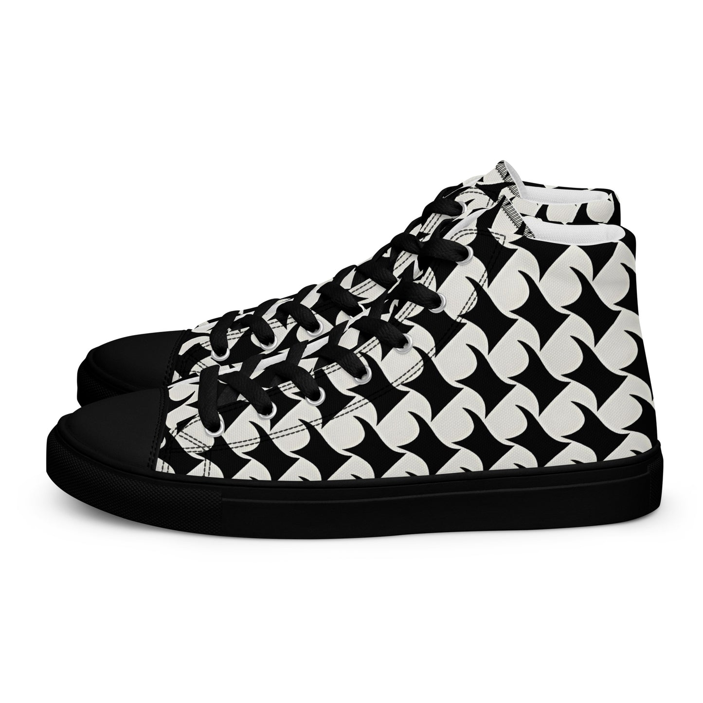Warp Grid – 3D Checker Illusion High-Tops | Men’s High Top Drop 01 – #35