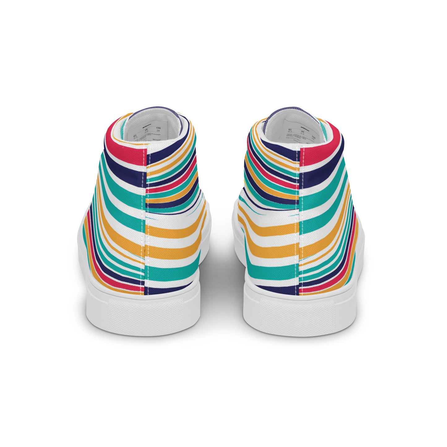 Pop Dreams – Pastel Stripe High-Tops | Men’s High Top Drop 01 – #44