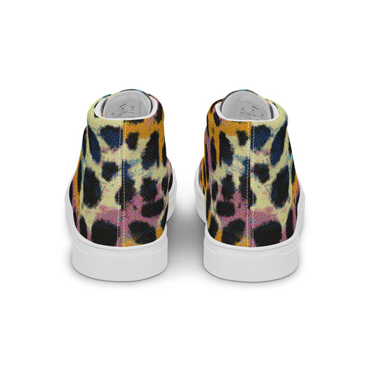 Electric Safari – Blurred Leopard High-Tops | Men’s High Top Drop 01 – #30