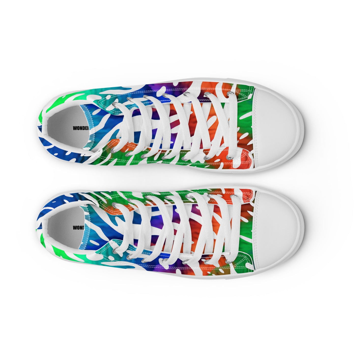 Jungle Rave – Neon Zebra High-Tops | Men’s High Top Drop 01 – #29