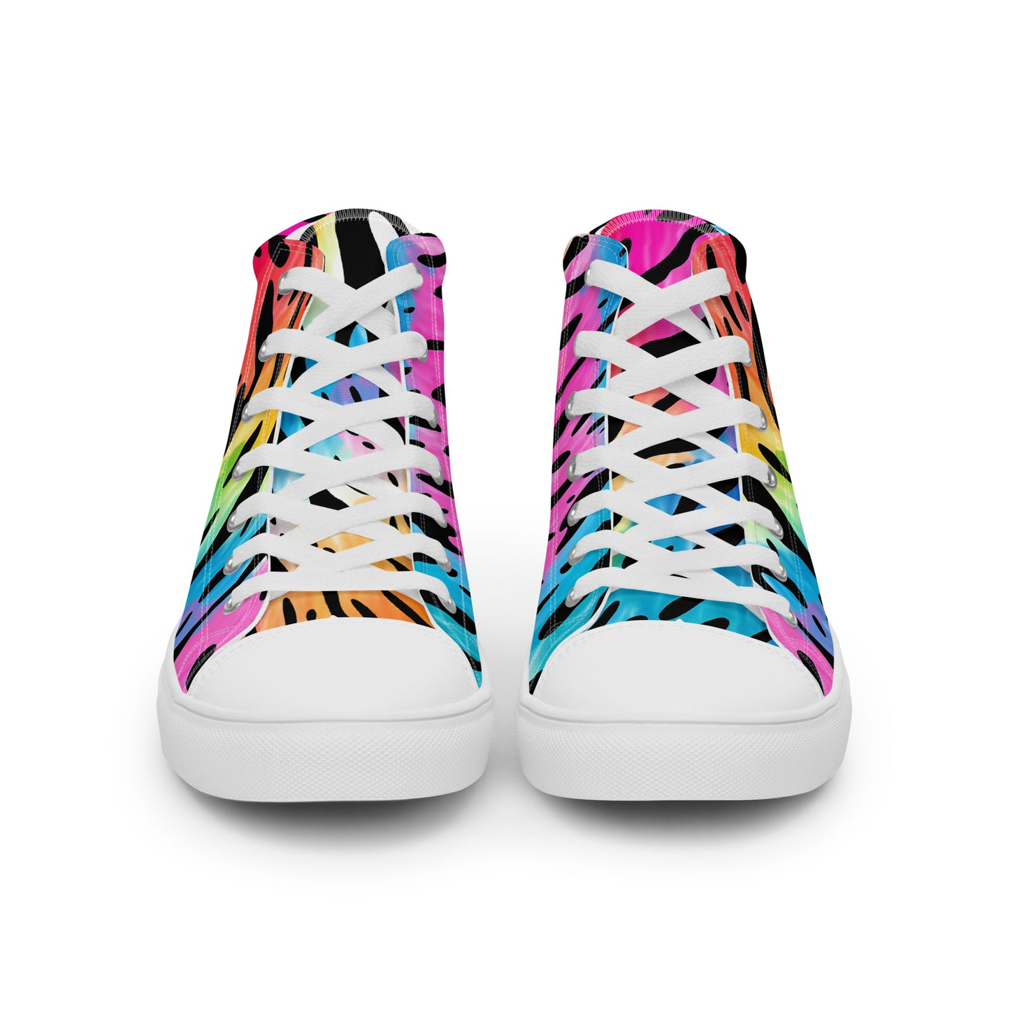 Neon Safari – Electric Animal Print High-Tops | Men’s High Top Drop 01 – #01