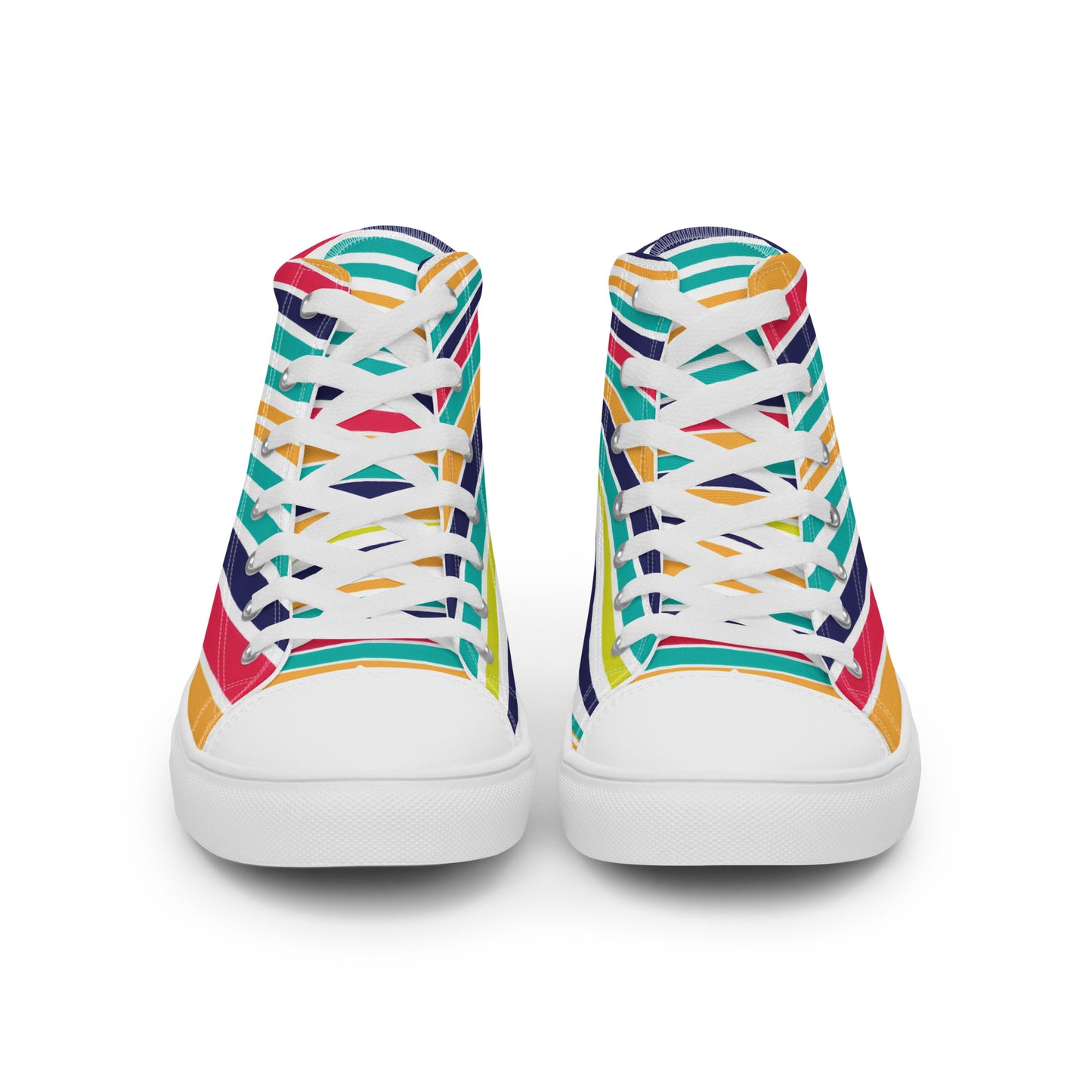 Pop Dreams – Pastel Stripe High-Tops | Men’s High Top Drop 01 – #44