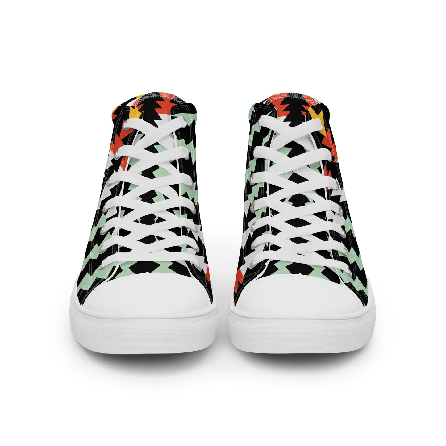 Shadow Pulse – Acid Zig-Zag High-Tops | Men’s High Top Drop 01 – #49