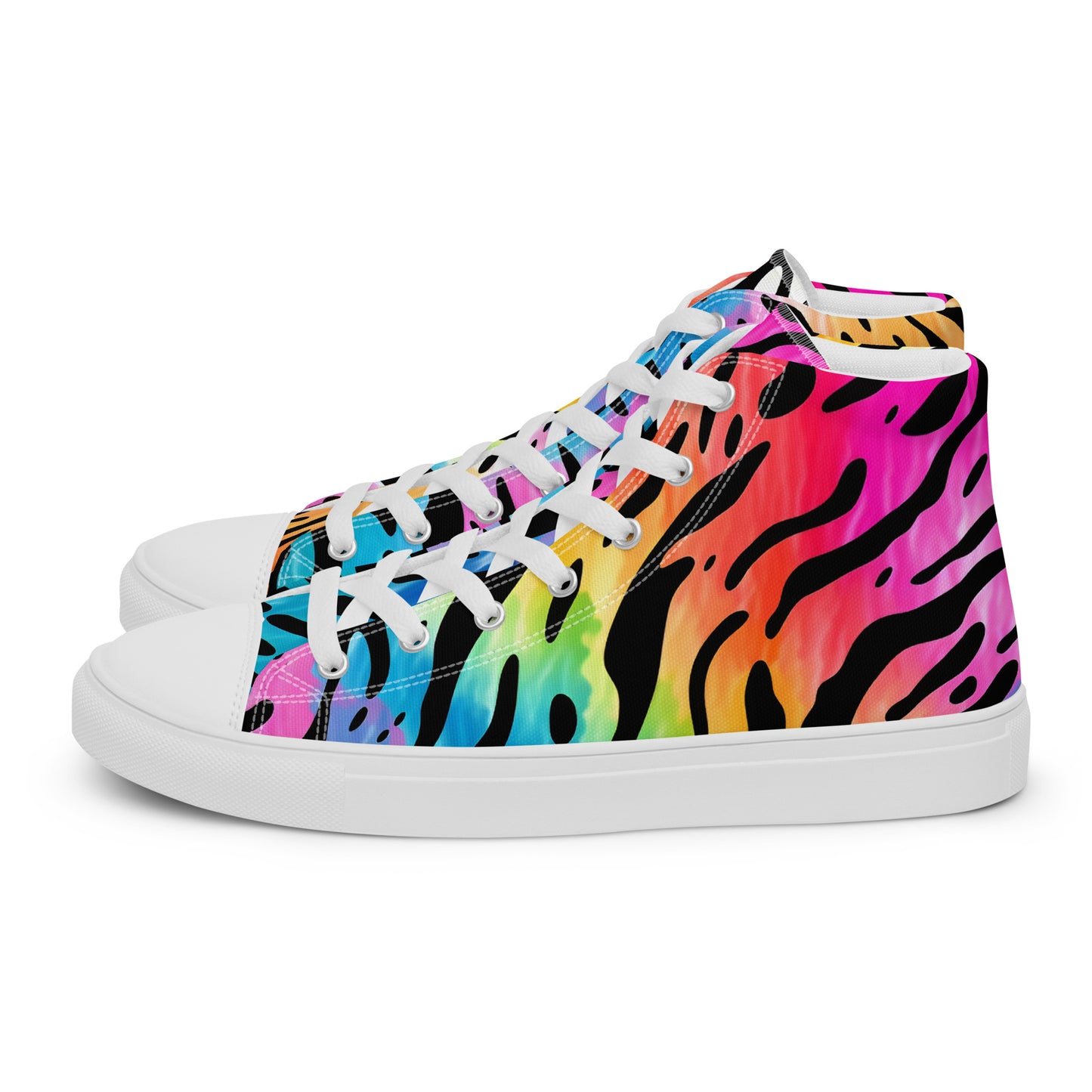 Neon Safari – Electric Animal Print High-Tops | Men’s High Top Drop 01 – #01