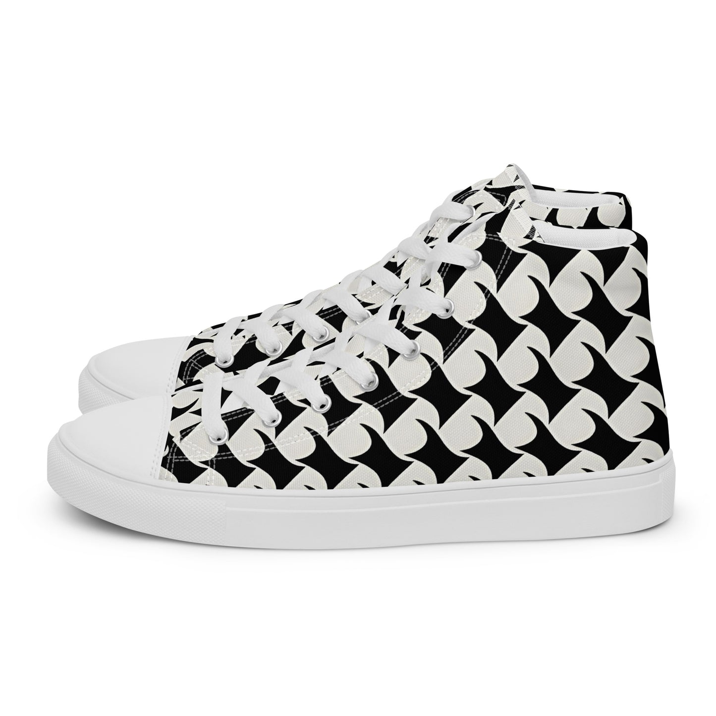 Warp Grid – 3D Checker Illusion High-Tops | Men’s High Top Drop 01 – #35