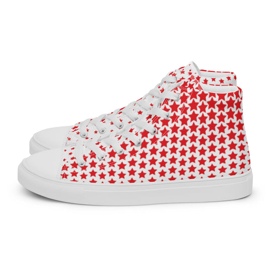 Stardust Nation – Red Star Print High-Tops | Men’s High Top Drop 01 – #39