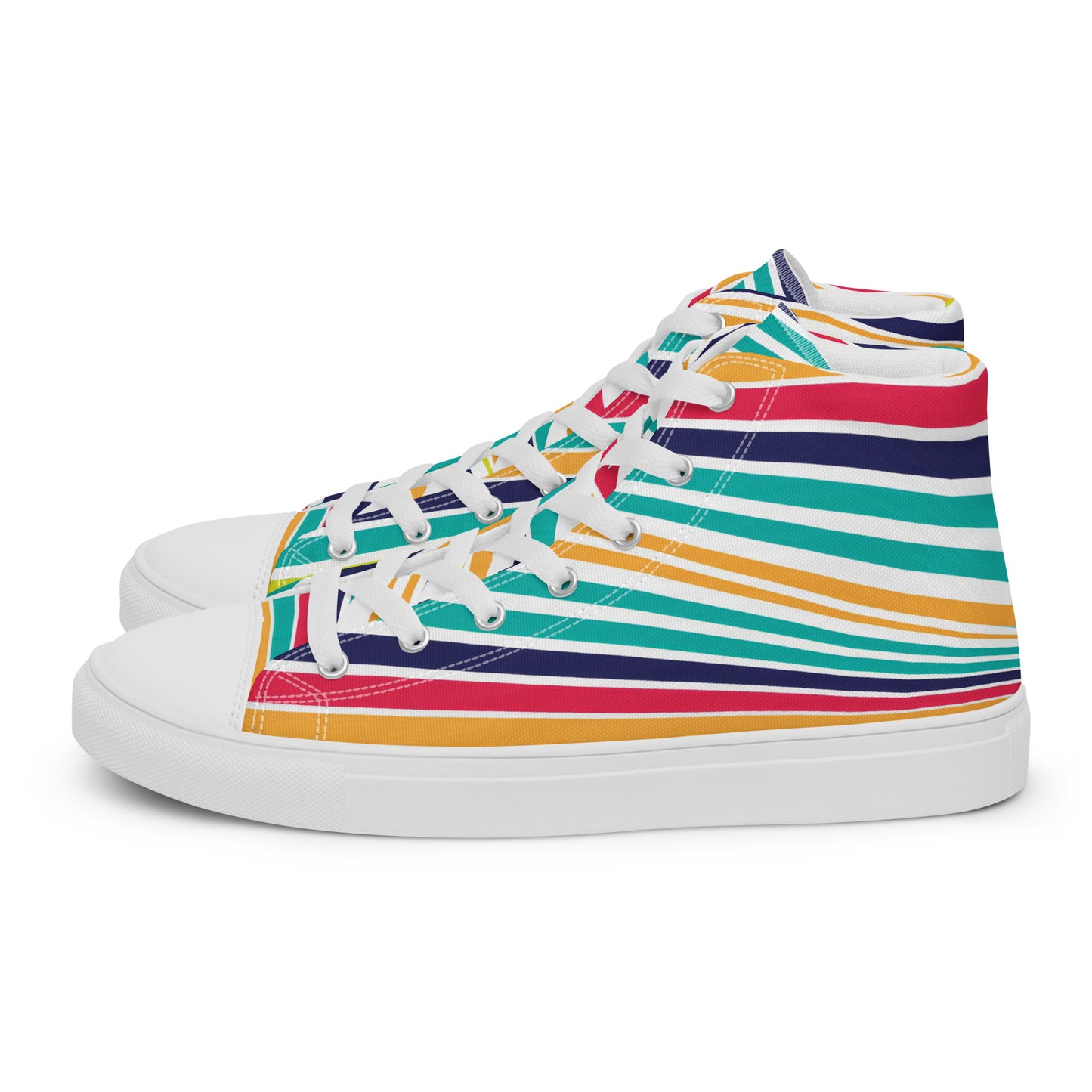 Pop Dreams – Pastel Stripe High-Tops | Men’s High Top Drop 01 – #44