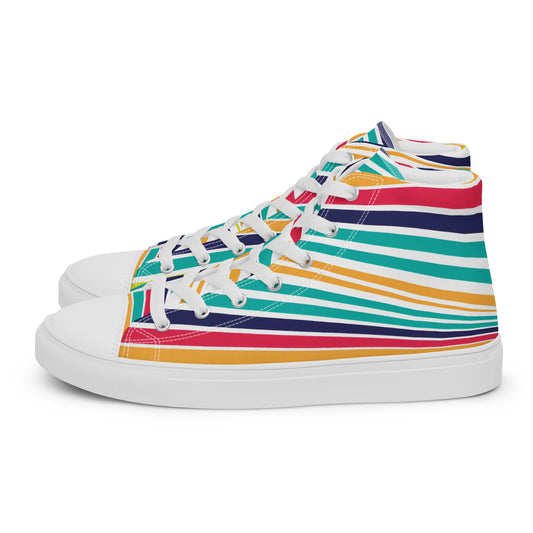 Pop Dreams – Pastel Stripe High-Tops | Men’s High Top Drop 01 – #44