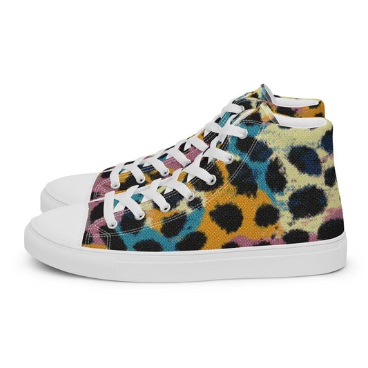 Electric Safari – Blurred Leopard High-Tops | Men’s High Top Drop 01 – #30