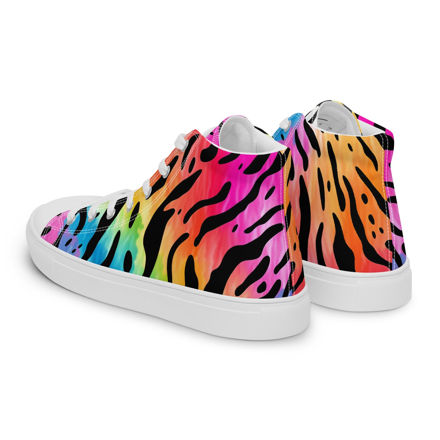 Neon Safari – Electric Animal Print High-Tops | Men’s High Top Drop 01 – #01