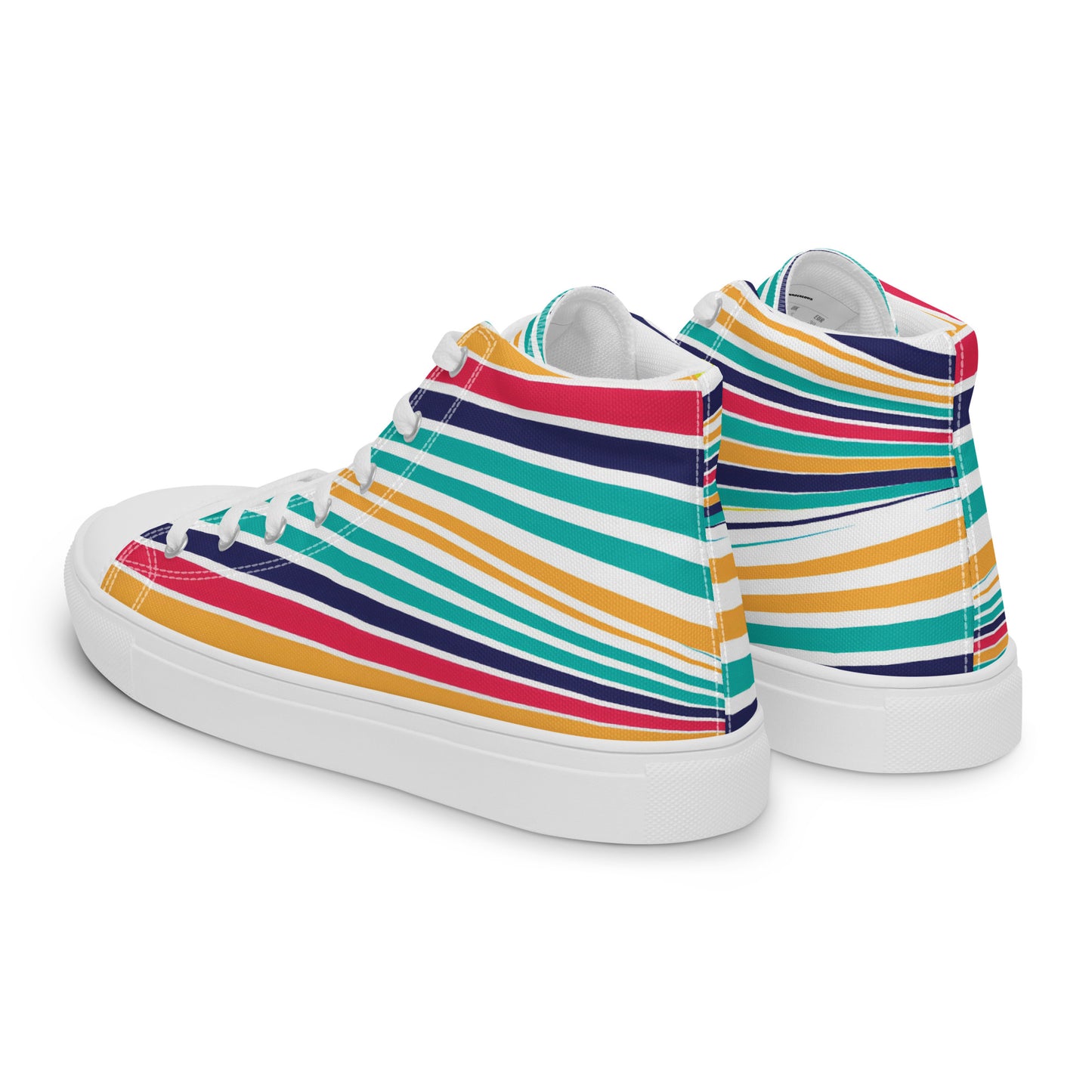 Pop Dreams – Pastel Stripe High-Tops | Men’s High Top Drop 01 – #44