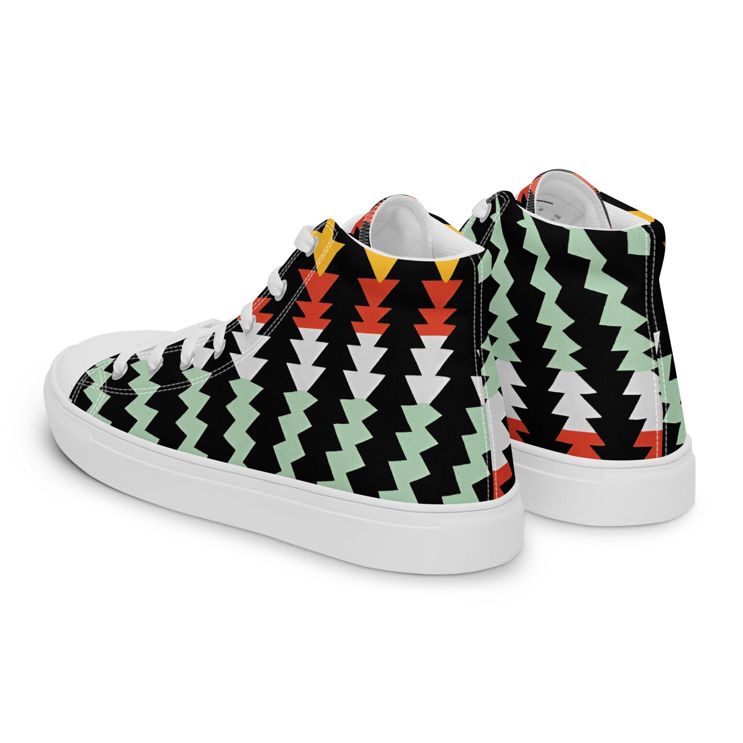Shadow Pulse – Acid Zig-Zag High-Tops | Men’s High Top Drop 01 – #49