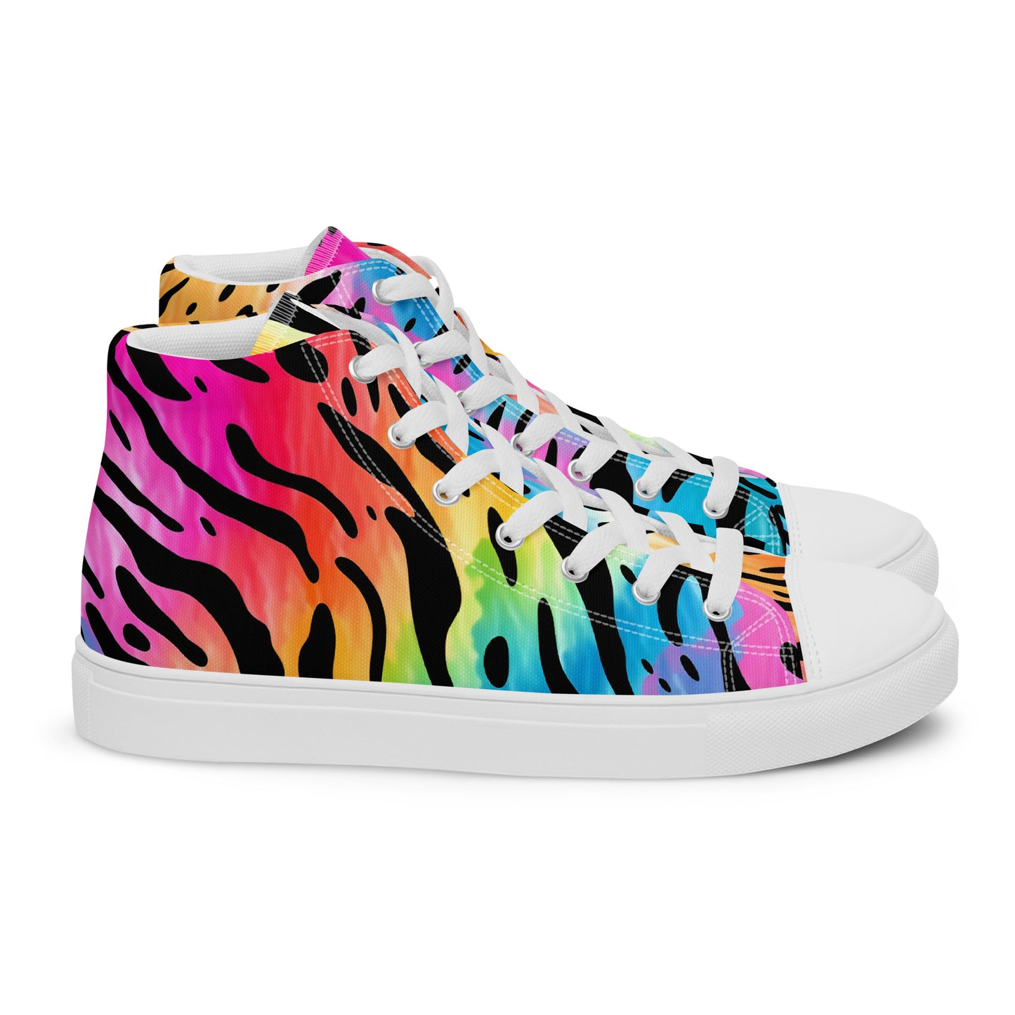Neon Safari – Electric Animal Print High-Tops | Men’s High Top Drop 01 – #01