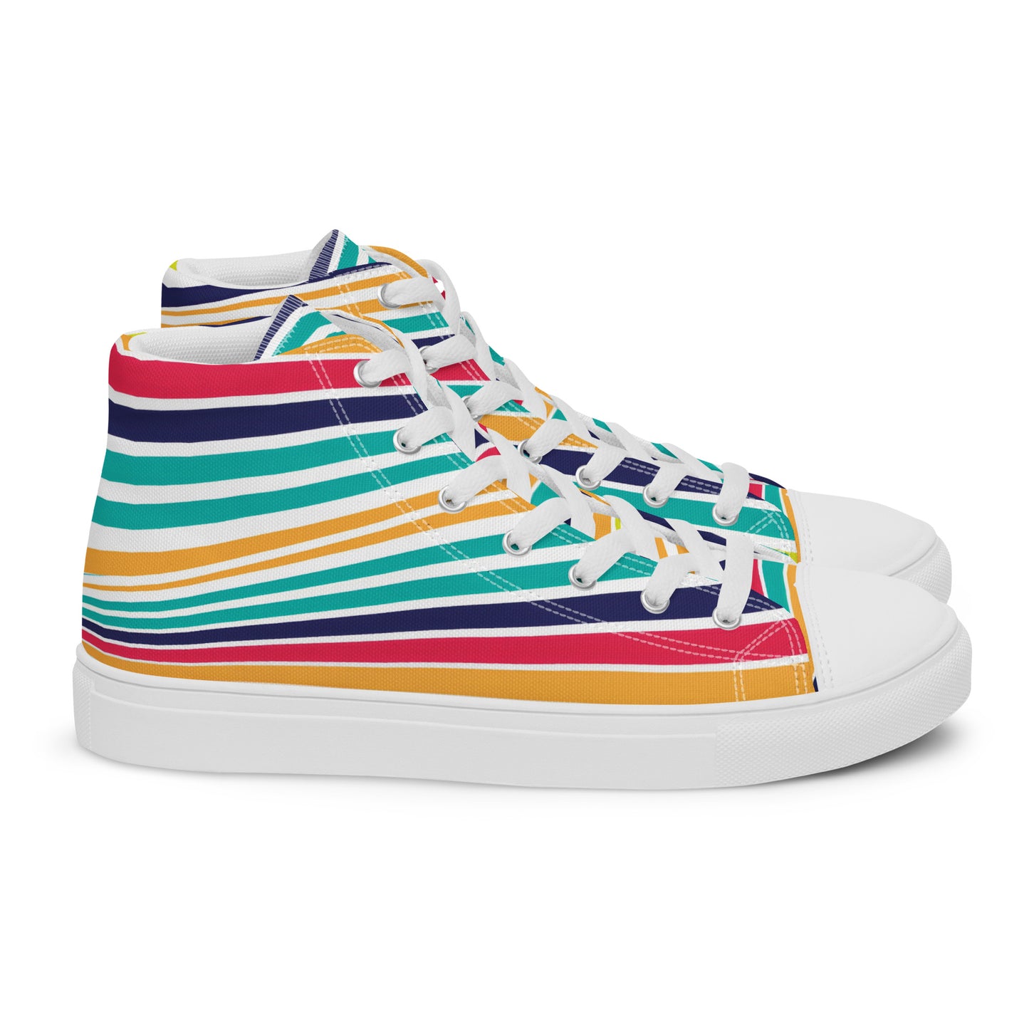 Pop Dreams – Pastel Stripe High-Tops | Men’s High Top Drop 01 – #44