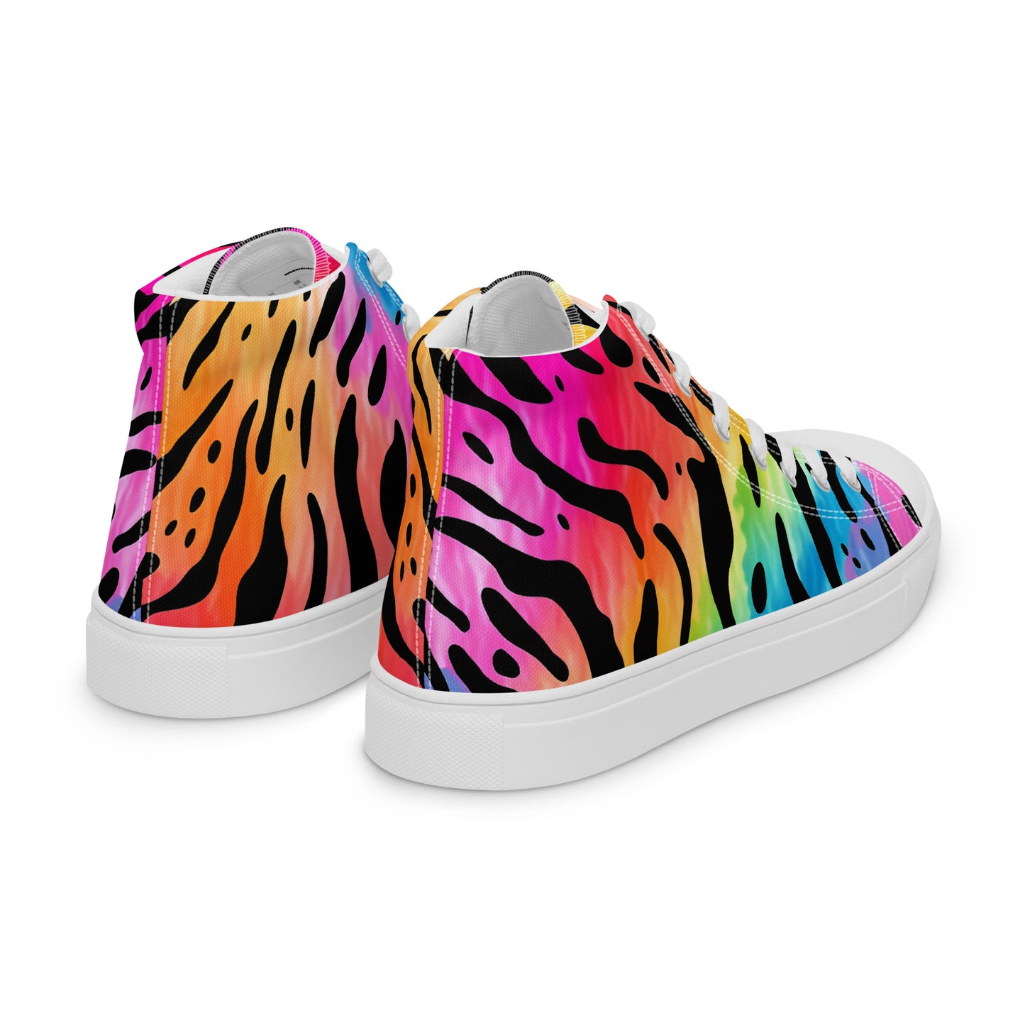 Neon Safari – Electric Animal Print High-Tops | Men’s High Top Drop 01 – #01