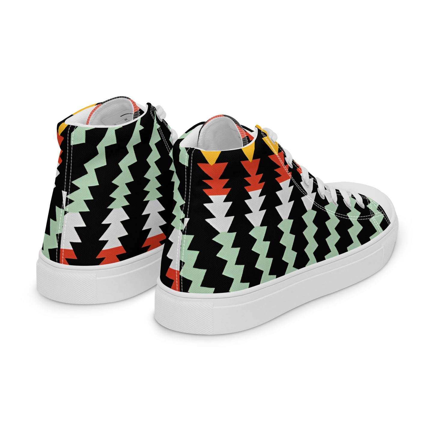 Shadow Pulse – Acid Zig-Zag High-Tops | Men’s High Top Drop 01 – #49