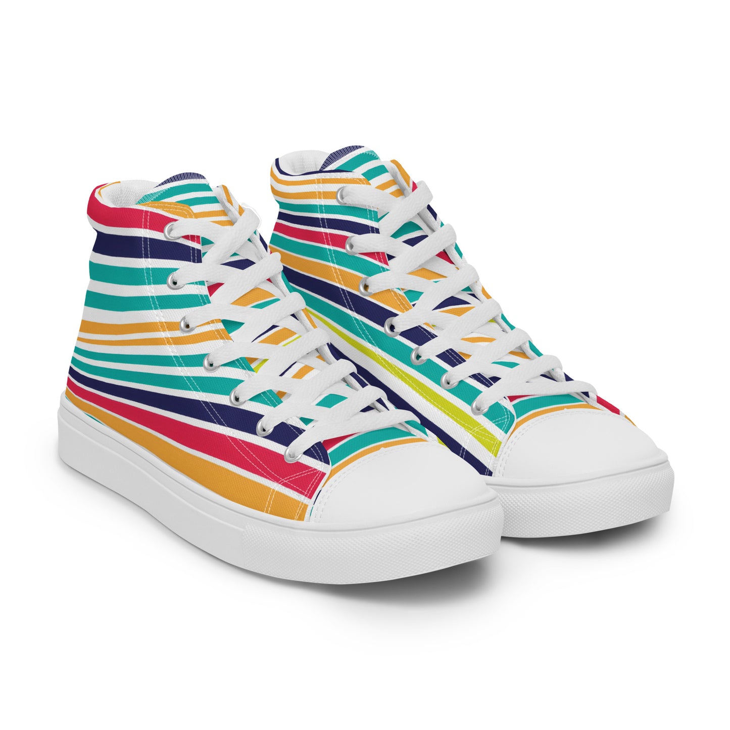 Pop Dreams – Pastel Stripe High-Tops | Men’s High Top Drop 01 – #44
