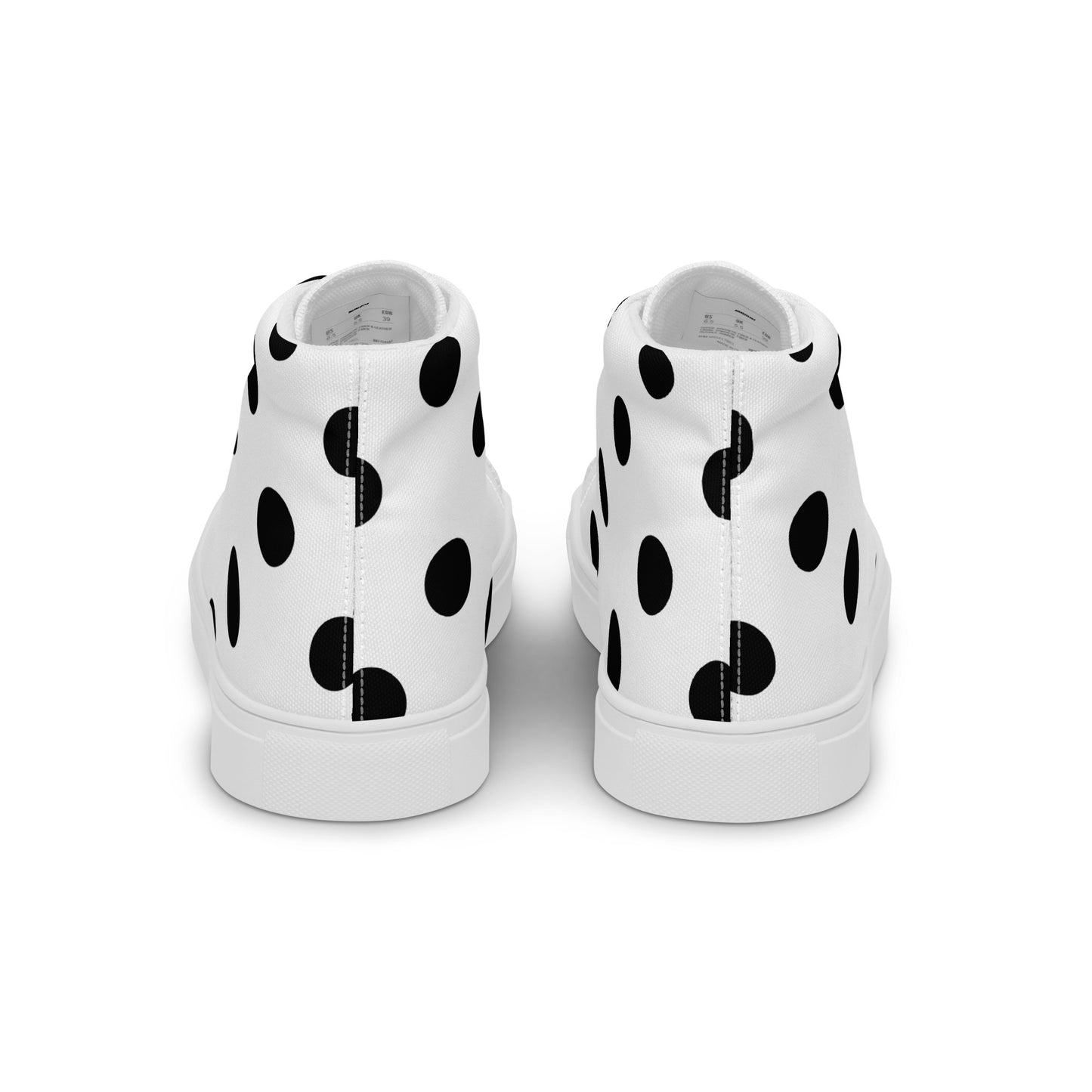 Dot Drop – Monochrome Polka High-Tops | Women’s High Top Drop 01 – #37