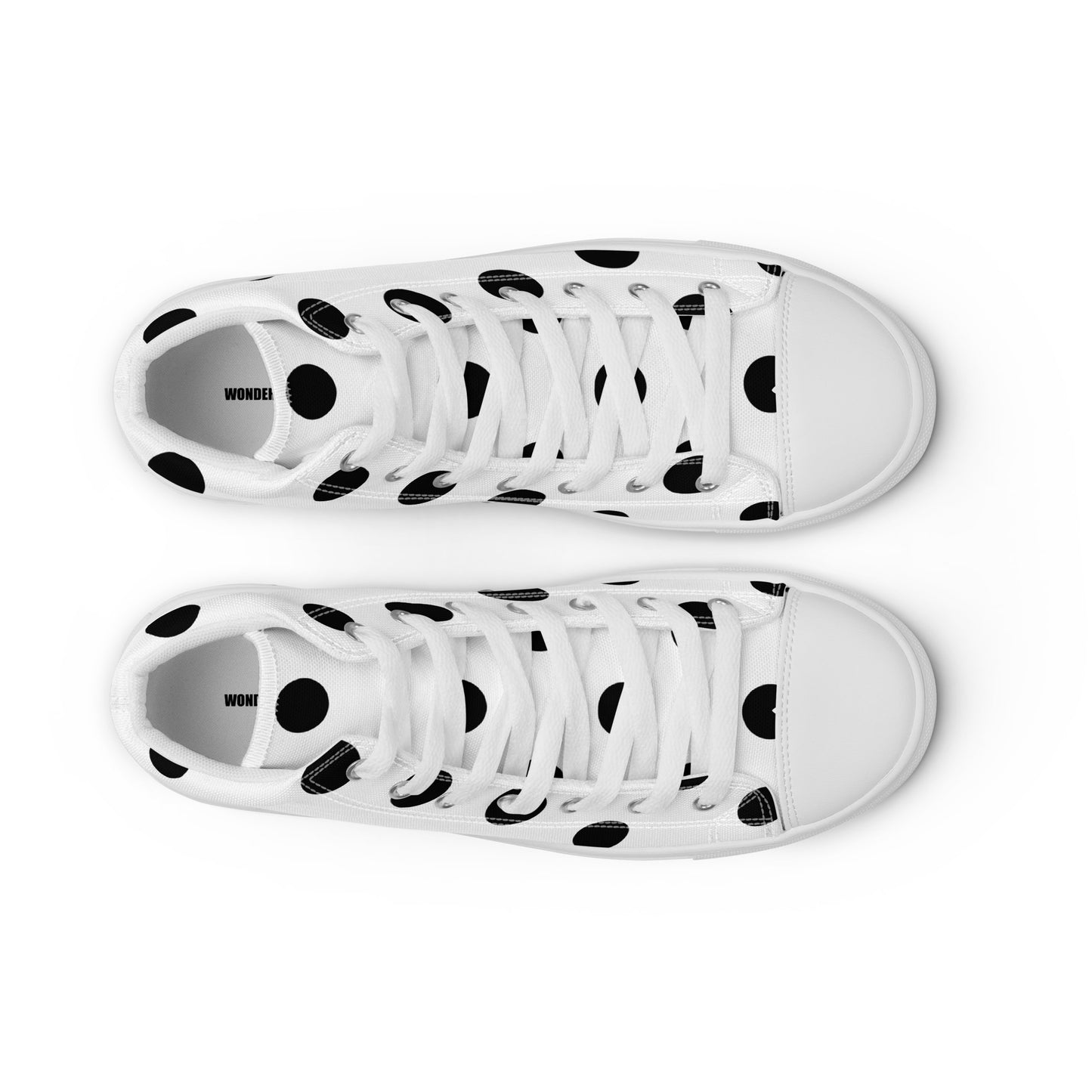 Dot Drop – Monochrome Polka High-Tops | Women’s High Top Drop 01 – #37