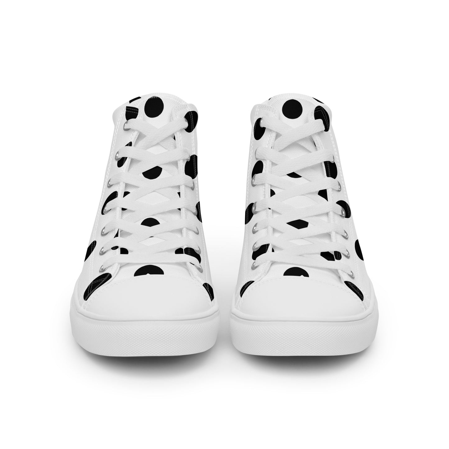 Dot Drop – Monochrome Polka High-Tops | Women’s High Top Drop 01 – #37