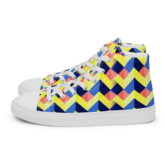 Retro Dash – Primary Color Step High-Tops | Women’s High Top Drop 01 – #19