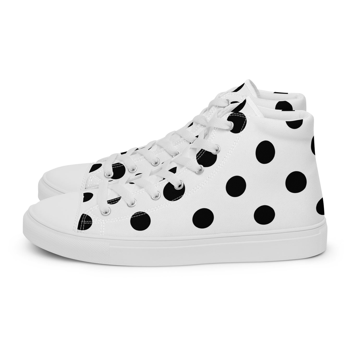 Dot Drop – Monochrome Polka High-Tops | Women’s High Top Drop 01 – #37