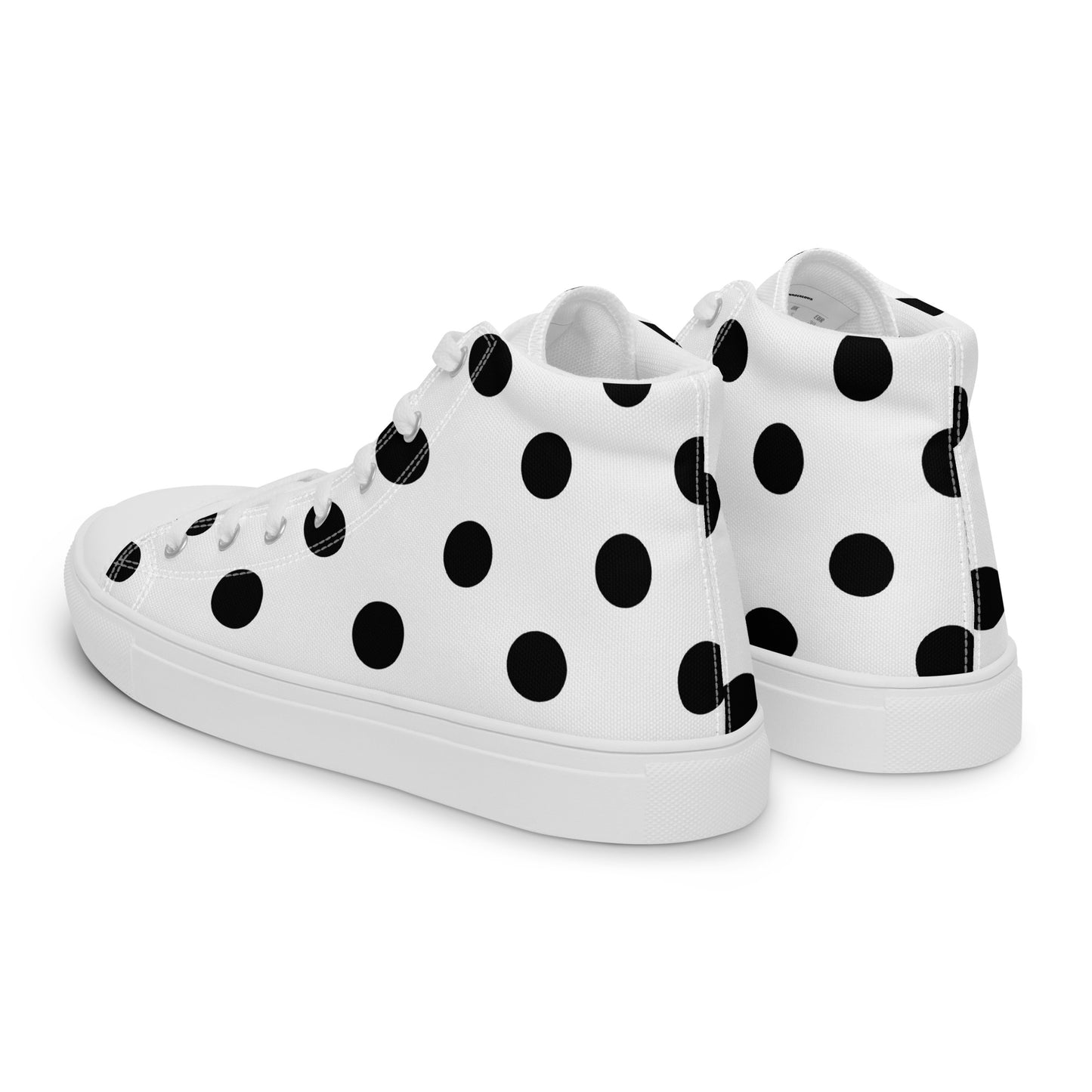 Dot Drop – Monochrome Polka High-Tops | Women’s High Top Drop 01 – #37