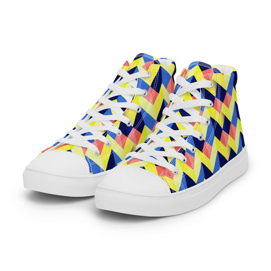 Retro Dash – Primary Color Step High-Tops | Women’s High Top Drop 01 – #19