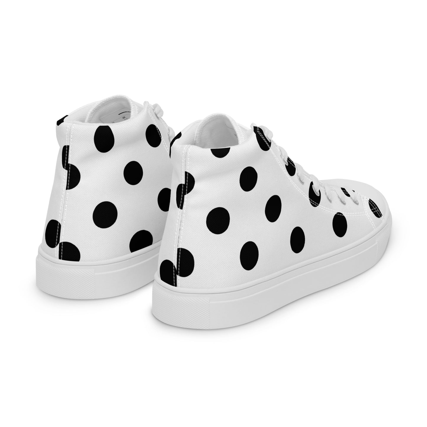Dot Drop – Monochrome Polka High-Tops | Women’s High Top Drop 01 – #37
