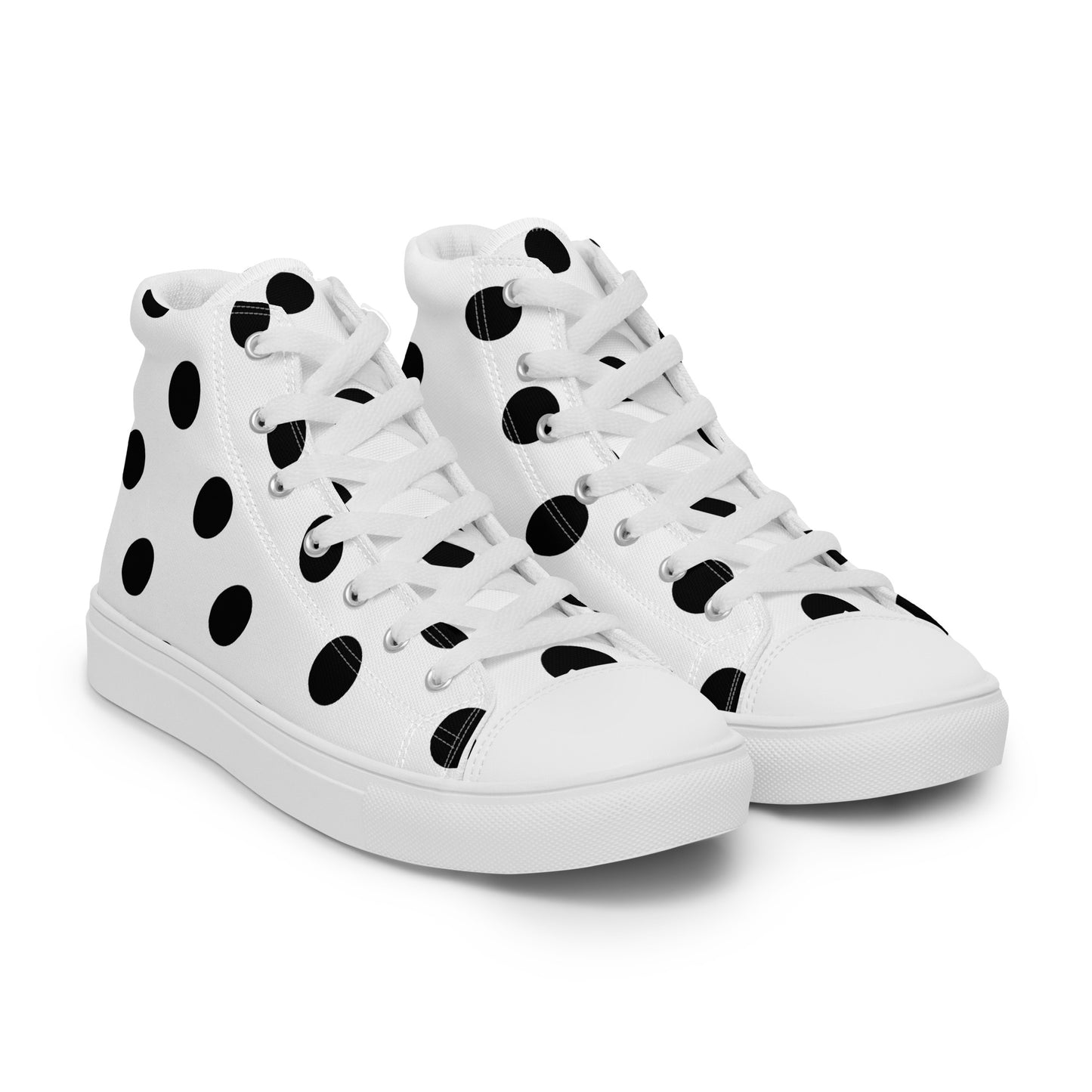 Dot Drop – Monochrome Polka High-Tops | Women’s High Top Drop 01 – #37
